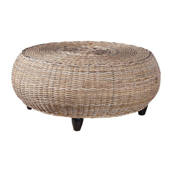 Captiva 42-inch Woven Kubu Mandalay Ottoman