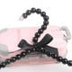 thumbnail image 2 of Percha de plástico para ropa y lazo para muñecas de 18" y accesorios para bebés recién nacidos Negro, 2 of 5