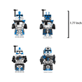thumbnail image 4 of Juego de 12 Figuras de Soldados Clon Galácticos – Bloques de Construcción de Batalla Estelar, Regalo Coleccionable para Niños y Aficionados, 4 of 4
