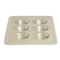 thumbnail image 3 of Oster Verlice 5 Piece Carbon Steel Baking Pans Bakeware Set W/ Premium PFA Free Nonstick - Champagne Gold, 3 of 13