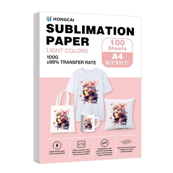 HONGCAI Sublimation Paper A4 100GSM for Epson Sawgrass Printers