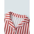 thumbnail image 6 of AceBaby Christmas Family Matching Pajamas Striped Tops and Pants Holiday Sleepwear Loungewear Pjs, 6 of 9