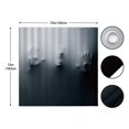 thumbnail image 4 of Halloween Shower Curtain with Hooks Scary Shadowy Figure Horror Ghost Bathroom Bathtubs Decor Durable Polyester Fabric 72"x72", 4 of 7