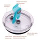 thumbnail image 4 of Speravity Juego de 5 unidades de tapa de repuesto para taza Interior de coche, tapas para salpicaduras de botellas a prueba de derrames, accesorio de Automoción decorativa y accesorios Speravity VI017025-00B, 4 of 6