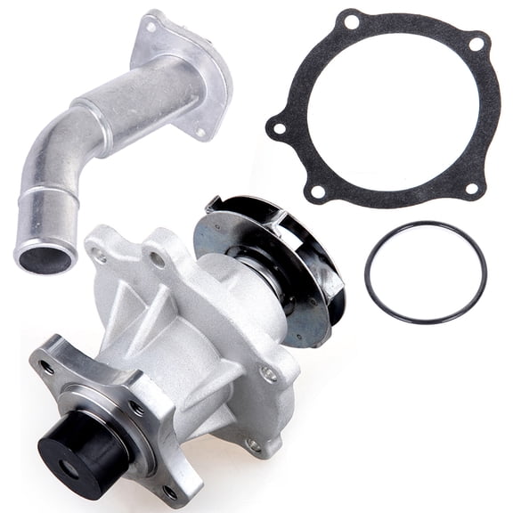 SCITOO 89036357 Engine Coolant Thermostat Housing & Water Pump Kit Fit for 2002-2009 for Chevrolet Trailblazer 4.2L,2002-2009 for GMC Envoy 4.2L Thermostat Housing
