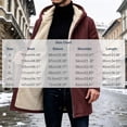 thumbnail image 3 of Mens Fleece Coat Full Zip Hoodie Casual Solid Color Outdoor Pocket Long Sleeve Warm Hoodie Coat, 3 of 6