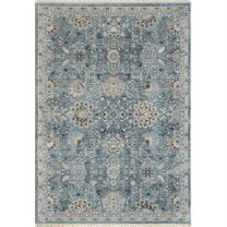 Dynamic Rugs JN696883500 5 ft. 3 in. x 7 ft. 7 in. Juno 6883 Rectangle Transitional Area Rug - 500 Light Blue