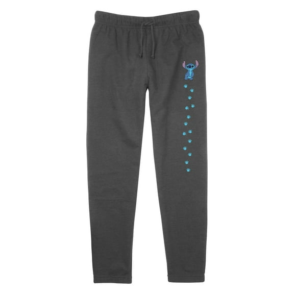 Junior's Lilo & Stitch Alien Footprint Jogger Sweatpants