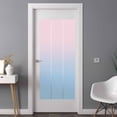 thumbnail image 4 of Minimalist Pink Window Privacy Film and Blue Gradient Decorative Glass Window Film UV Blocking Static Cling Non-Adhesive Sticker Covering for Home Door 35.4x78.7 inches, 4 of 8