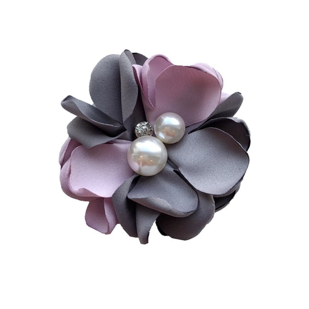 Broche de flores de moda para boda, vestido de novia, fiesta, compromiso, graduación, escenario, Festival, decoración de ropa, Pin grande para Ropa, zapatos y accesorios Miscelánea Violeta Sonducket AP012561-01