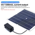 thumbnail image 4 of Ventilador con energía solar de 20 W - Ventilación de panel solar USB impermeable, 4 of 8