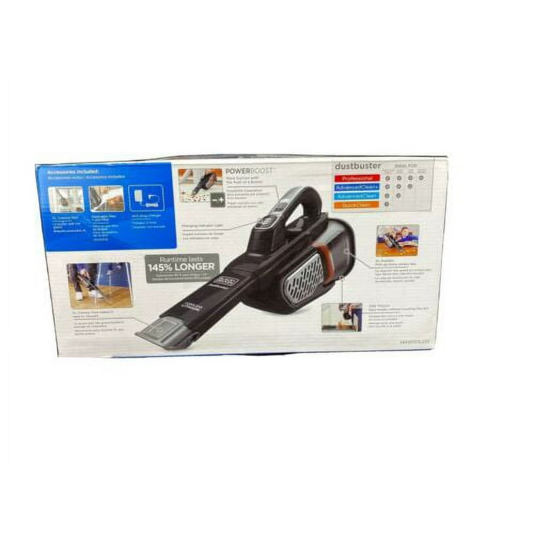 BLACK+DECKER Lithium Handheld Vacuum with PowerBoost - White for