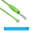 thumbnail image 4 of Uxcell 5.9 Inch Stainless Steel Wire Keychain Cable Key Ring Loop, Light Green, 5 Pack, 4 of 7