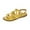 Yellow, variant on VerPetridure Sandals for Women Casual Summer Roman Open Toe Sandals Buckle-Strap Flat Sandals Walking Retro Sandals