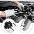 thumbnail image 4 of Oxygen Sensor Socket - 7/8 Inch Hexagonal O2 Sensor Removal Tool with 8mm Slot - Professional Car Tools O2 Sensor Socket for Most Cars Trucks SUVs, 4 of 7