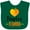 Green, variant on Inktastic Naples Florida Orange in Heart Boys or Girls Baby Bib
