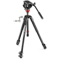 thumbnail image 2 of Manfrotto 190X 3-Section Aluminum Video Tripod with 500 Fluid Video Head, 2 of 3