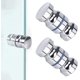 thumbnail image 1 of 2 Pieces Shower Door Knob,Round Shower Door Knob Stainless Steel Shower Knobs Shower Door Knob Door Handles for Bathroom Glass Door Sliding Door, 1 of 5