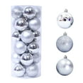 thumbnail image 2 of Bolas decorativas Avdjesfny para la decoración del hogar, 24 piezas, bolas navideñas, adornos para el árbol de Navidad, bolas colgantes para decoración de fiestas, bodas y festividades., 2 of 5