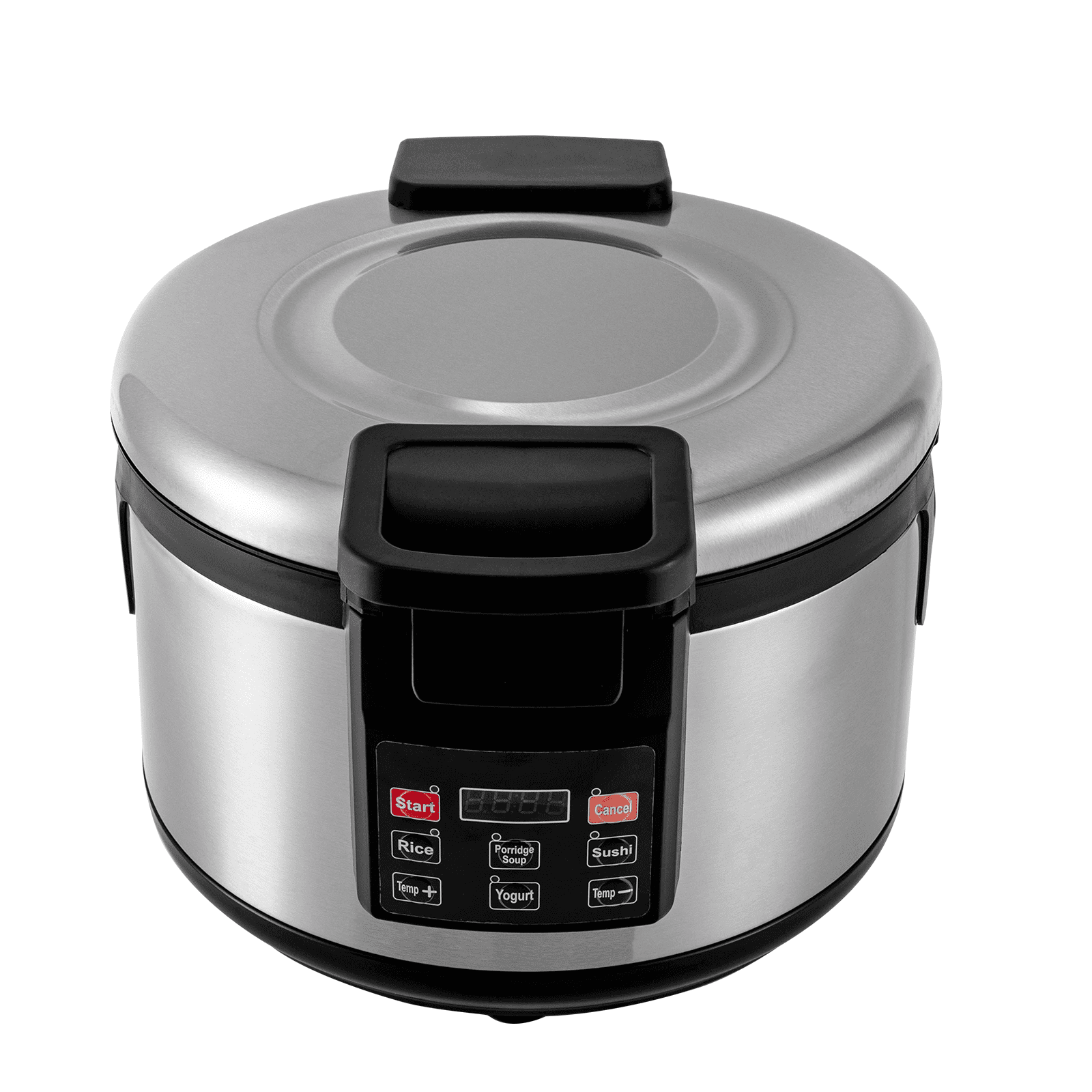 Miumaeov 110W Rice Warmer Commercial Rice Cooker Stainless Steel Non-Stick Inner Pot 360° Heating 19L/20Qt