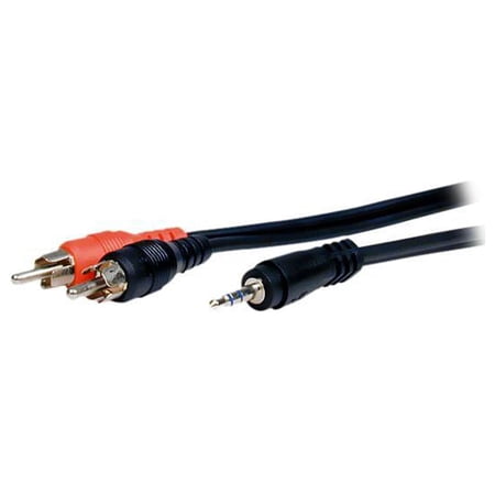 UPC: 0808447028591 | Comprehensive MPS-2PP-6ST 6 ft. 3.5mm Stereo to 2 RCA Cable Male to Male