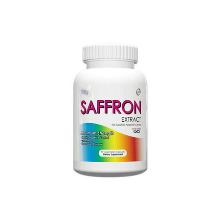 Safran Appétit y décompresser | 100% Pure extrait Safran Prime | 88.5mg - 90 Veggie Capsules | 1 comprimé par portion