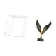 thumbnail image 5 of Mesita de noche de acrílico,Mesa auxiliar de acrílico transparente Mesa auxiliar transparente en capas,Mesa pequeña de acrílico,mesita de noche pequeña,compacta,Estatua de la casa,Estatua, 5 of 8