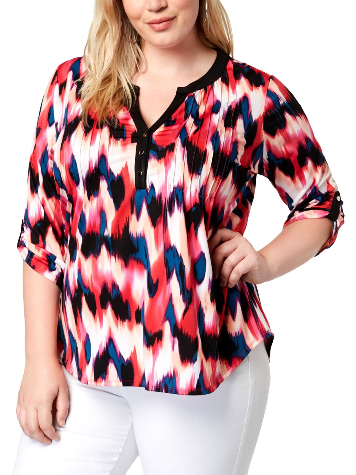 walmart blouses plus size