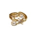 thumbnail image 2 of Anillo de mujer, reemplazo decorativo portátil, lindo, elegante, ajustable, a la moda, anillos para chicas, joyería, regalo de cumpleaños Ropa, zapatos y accesorios Miscelánea Doble capa Minnieouse AP015756-02, 2 of 6