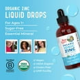 thumbnail image 3 of MaryRuth's Zinc Supplements, Essential Mineral Drops, 4 Fl Oz, For Kids & Adults, Vegan, 3 of 10