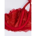 thumbnail image 4 of Women's Sexy Lace Half Cup Bra, 4 of 5