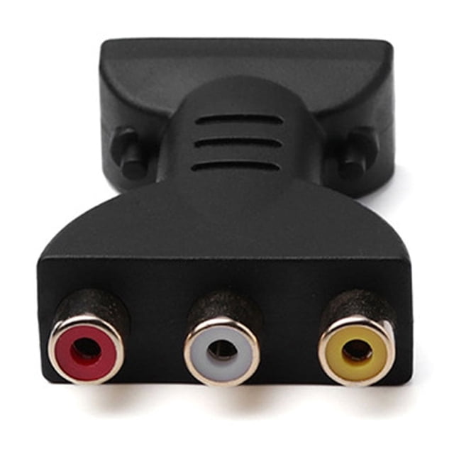 HDMI a RGB para convertidor de componentes RCA Adaptador de sincronización de audio y vídeo 1080P
