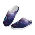 thumbnail image 2 of Goofa Planets Stars And Galaxies1 Print Womens Mens Cotton Lightweight House Slippers , Washable Home Slippers,Indoor Comfy Bedroom Cozy Slippers-35/36, 2 of 7