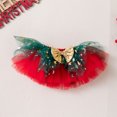 thumbnail image 6 of Baby Girl Christmas Outfit Long Sleeve Ruffle Princess Tutu Dress Headband Christmas Tutu Dress Outfit Long Sleeve Ribbed Ruffle Glitter Tulle Princess Dress Christmas Outfits, 6 of 7