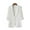 White, variant on asddcavvf Blazers for Women Women's Fashionable Spring/summer British Style Sun Suit Top Cotton Line