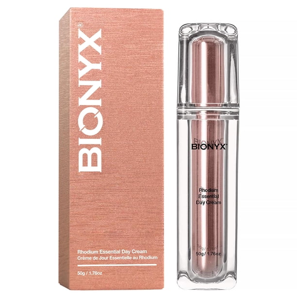 Bionyx Rhodium Day Cream for Face - Crema facial hidratante con girasol y manteca de karité - Crema antiarrugas para la cara - 1.76 fl. Onz.