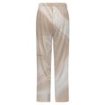 thumbnail image 6 of Marble Swirl Texture Print Winter Female Pants Flannel High Waist Women Pants Lady Warm Straight Leg Plush Trousers, 6 of 7