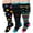Mixed Color, variant on UNEEI  3 Pairs Wide Calf Compression Socks for Women and Men,Plus Size Knee High Support Stockings for Circulation,Nurses,Travel and Daily Wear,Size 2XL