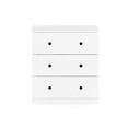 thumbnail image 6 of Furinno Tidur Simple Design 3-Drawer Dresser, Solid White, 6 of 6