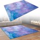 thumbnail image 2 of Alfombra decorativa de poliéster con diseño moderno para salón, dormitorio y hogar. Alfombrilla suave y duradera., 2 of 4