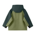 thumbnail image 5 of EnJoCho Girls’ Windproof Water proof Hooded Rain Jacket Color-Block Softshell Lightweight Coat for Kids Outdoor Activities Hiking Functional Windbreaker, 5 of 6