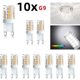 thumbnail image 4 of Lote De 10 Proyectores Led, Lumire Decorativa Led, Ampolla Led G9, 5 W Blanc Chaud Blanc Froid, Ampollas Led Conomie D'nergie, Ampolla Halogne De Re, 4 of 5