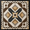 12x12 Inch-Geometric Brown Black Beige, variant on 12x12 Inch Black and White Petal Vinyl Floor Tiles DIY Home Decor