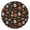 Halloween-561, variant on Halloween Party Time Pumpkin Print Round Table Cover with Elastic Hem - Designed for 44 Inch Dining Kitchen Table