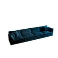 thumbnail image 4 of 4-Seater Free Combination Modular Sofa Free, Sofa Comfy Chenille Fabric,Sectional Sofa Couch (Blue), 4 of 11