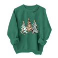 thumbnail image 3 of Ichuanyi Women's Crewneck Long Sleeve Christmas Graphic Sweatshirt Cute Christmas Print Casual Pullover Top, 3 of 5