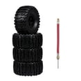 thumbnail image 3 of Labymos 4pcs 135mm 2.2 Inch Rim Rubber Inflatable Tyre Tire Wheel for RC Car Traxxas, 3 of 8