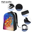 thumbnail image 5 of Prestonplayz Pizza Backpack 3D Print Lightweight Bookbag Casual Sport Daypack Travel Bag Laptop, 5 of 8