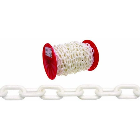 Campbell Chain 099-0647 Chain Plastic White No.6 100Ft