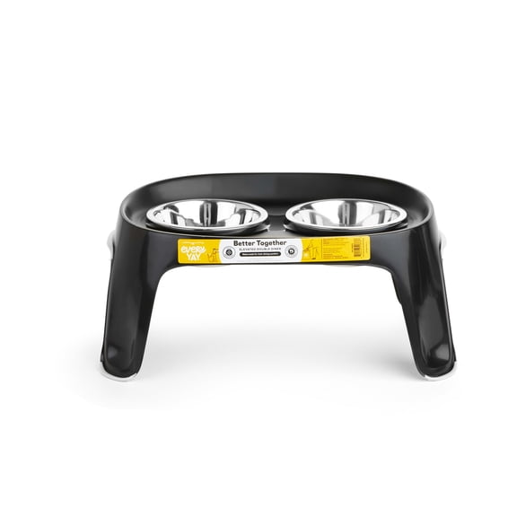 EveryYay Dining In Elevated Double Diner Dog Feeder 4 Cups